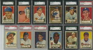 1952 Topps Baseball "Low Numbers" Complete Run (#s 1-310)